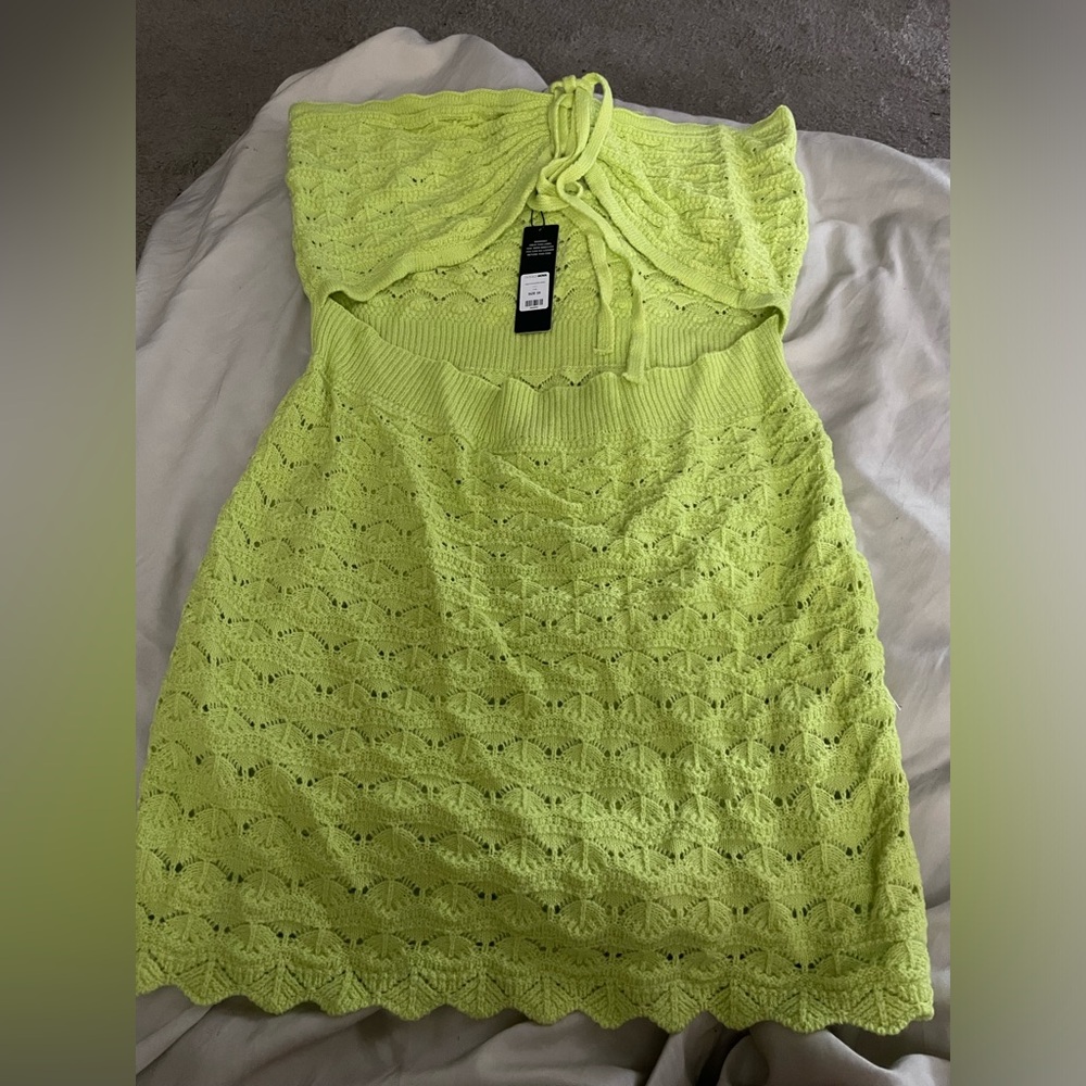 Asymmetrical Knitted Dress
